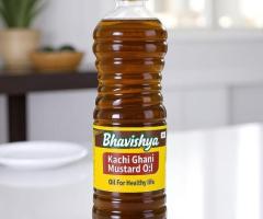 Get The Best High Quality Kachi Ghani Mustard Oil at Affordable Price by Bhavishya Oil