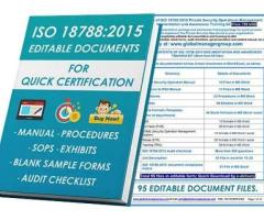 ISO 18788 Certification Consultancy in India