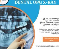 Features of Dental OPG X-Ray at Auburn Radiology.(02) 8315 8292