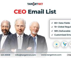Obtain Our Top Quality CEO Email List to Target Chief Executive Officers Across Industries