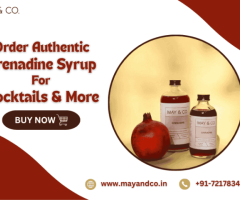 Order Authentic Grenadine Syrup for Mocktails and More