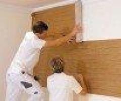 Wall Paper Fixing Work - Alasafeer Group