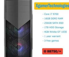 Core i7 9700F custom built tower computer PC