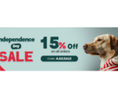 Celebrate USA Independence with 20% OFF on All Pet Essentials at PetCareClub