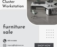 Buy Cluster Workstation in Dubai at Best Price – Modern Office Desk Setup Across UAE