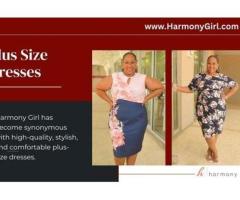 Elegant Plus Size Dresses That Celebrate Curves and Confidence with Harmony Girl