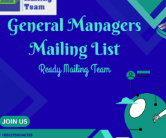 Reach High-Level Decision Makers with General Managers Mailing List