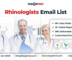Acquire TargetNXT's Rhinologists Email List to Target Qualified and Experienced Professionals!