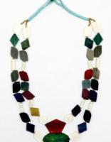 Multicolor Transparent Resin Necklace by Aaksrshans in Mumbai Aakarshan
