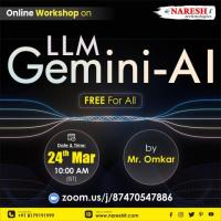 Free Workshop on LLM-Gemini AI Online Training at NareshIT