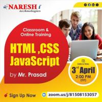 Best Html | CSS | JavaScript Online Training by Naresh IT