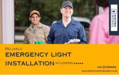 Reliable emergency light installation in London