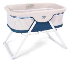 Get increased comfort for your babies with a 2-in-1 convertible BabyJoy Rocking Bassinet travel