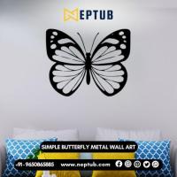 Buy Butterfly Metal Wall Art Showpiecees For Home Decor