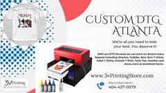 Premium DTG Printing Services in Atlanta - Get Quality Prints at 3V Printing Store
