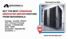 Buy The Best Canadian Dedicated Server Hosting From Serverwala