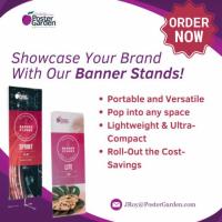 Buy PosterGarden Banner Stands |  Enhance Brand Visibility