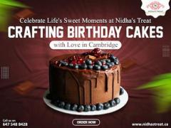 Order Custom Cakes for Birthday in Cambridge | Nidha's Treat