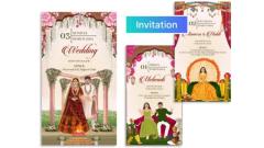 wedding invitation template by crafty art
