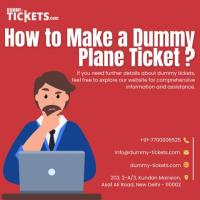 How to Make a Dummy Plane Ticket ?
