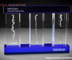 Luxury Custom Crystal Trophy with Engraving