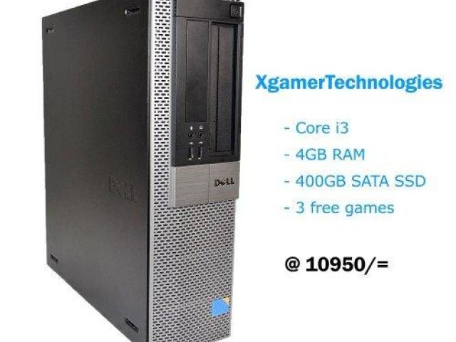 Cleaned and tested refurbed Core i3 Dell desktop