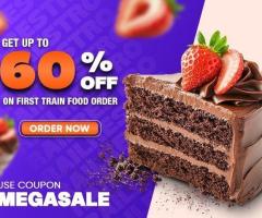 Get Up to 60% OFF on Order Food on Train with RailRestro