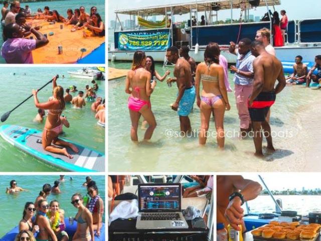 Miami Spring Break Party Boat in South Beach $60 per person
