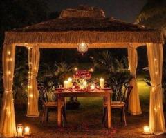 Private Cabana Candle Light Dinner Delhi