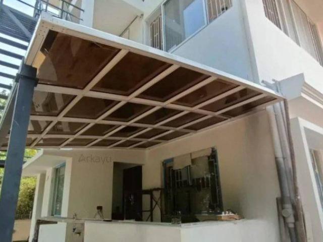 Metal Pergola with Practical Roof Planning