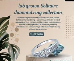 Lab Grown Solitaire Diamond Ring – Timeless Brilliance at Myza Diamonds