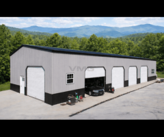 30Wx72Lx15H All Vertical Side Entry Garage – Durable & Spacious