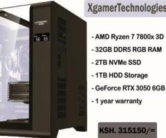 AMD Ryzen 7 32GB DDR5 RAM custom gaming tower