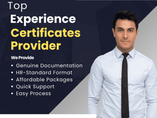Experience Certificates Provider in Noida