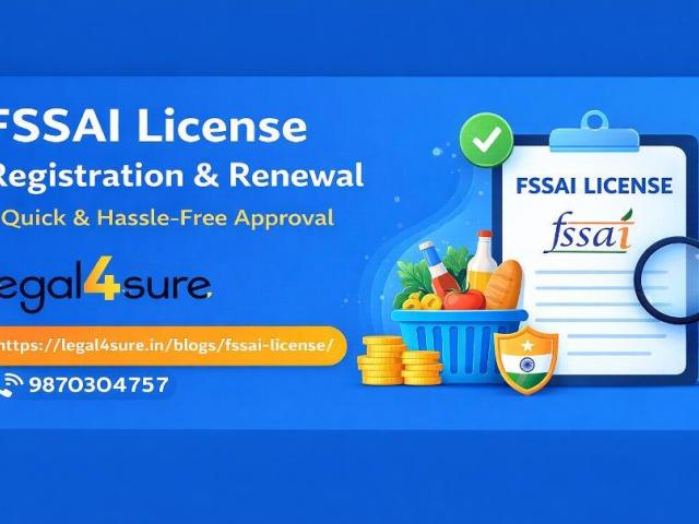 FSSAI License Registration & Renewal Services – Quick & Hassle-Free Approval