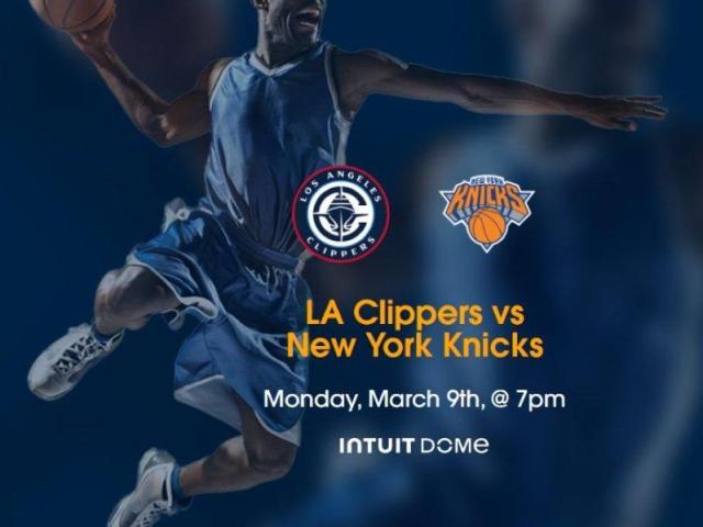 LA Clippers vs New York Knicks Tickets Intuit Dome Mar 09th, 2026
