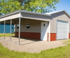 18' Wide Garage Buildings - Durable Steel Garages