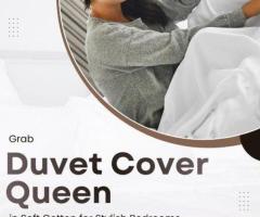 Grab Queen Duvet Cover in Soft Cotton for Stylish Bedrooms