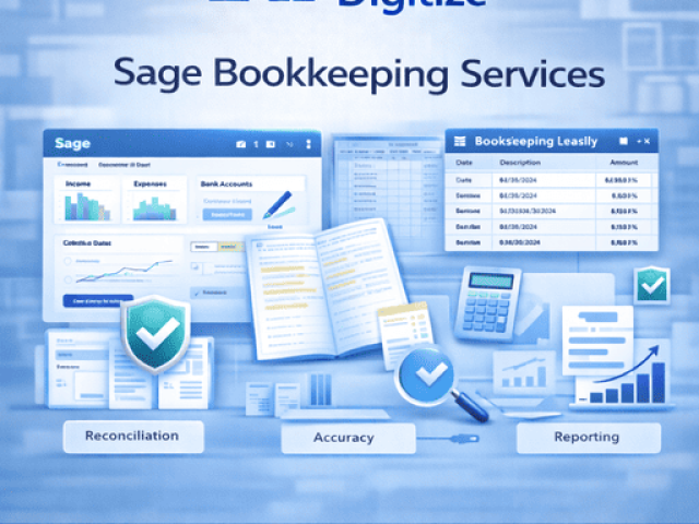 Organized Financial Records with Sage Bookkeeping Services