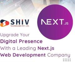 Trusted Next.js Web Development Company | Shiv Technolabs