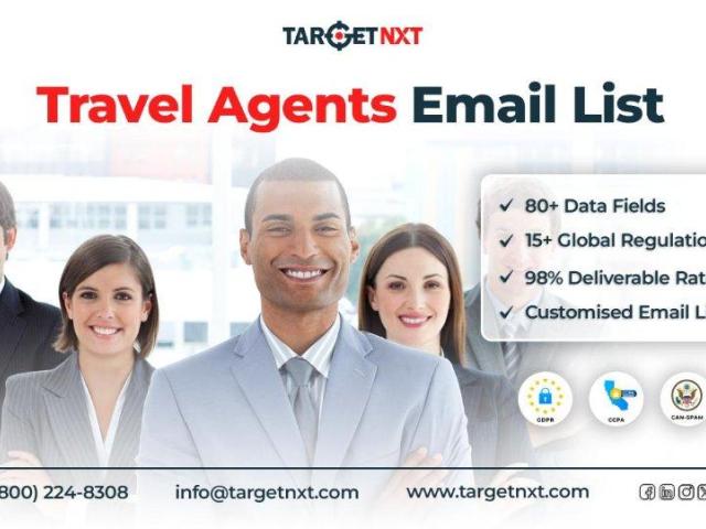Buy TargetNXT's Highly Targeted Travel Agents Email List and Meet Top-Level Industry Leaders!
