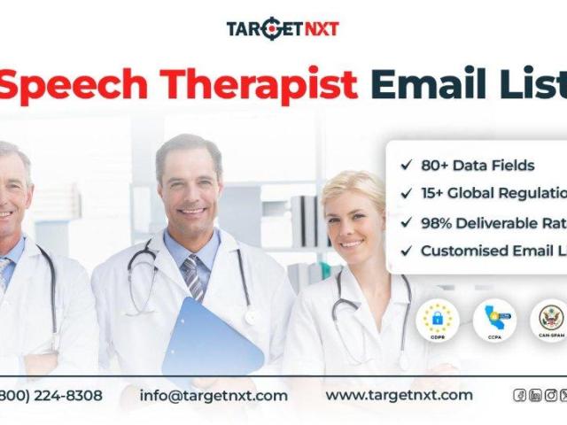 Gain a High Quality Speech Therapist Email List from TargetNXT for Optimized Conversion Rates!