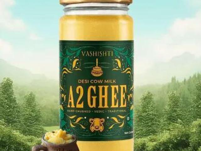 100% Natural A2 Cow Ghee by Vashishti
