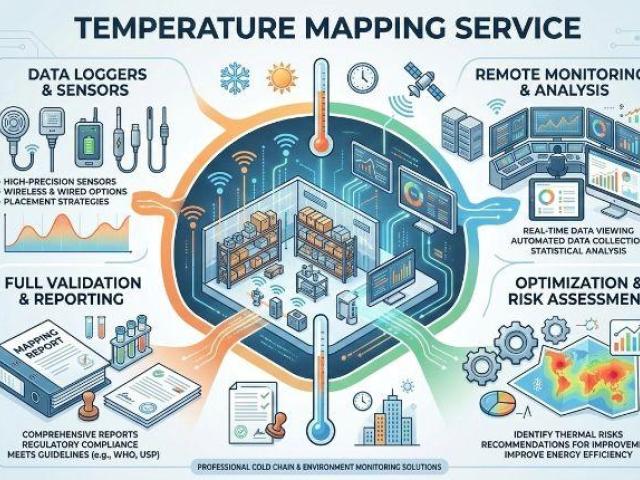Temperature Mapping Service for Temperature-Sensitive Logistics Solutions