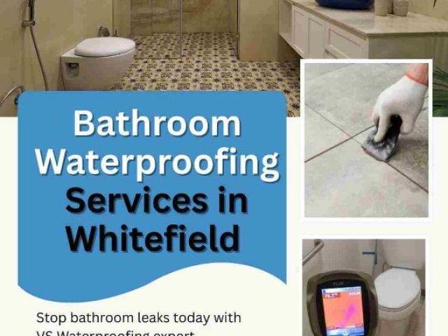 Bathroom waterproofing services in Whitefield