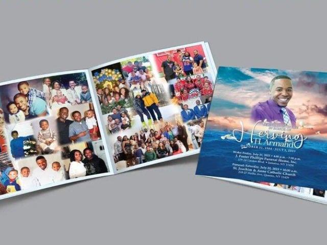 Custom memorial Booklet Near Queens