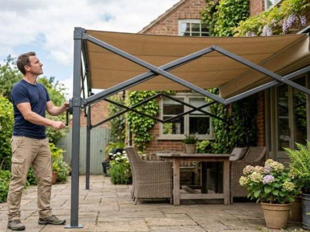 Reliable Manually Operated Retractable Tent for Long-Lasting Performance