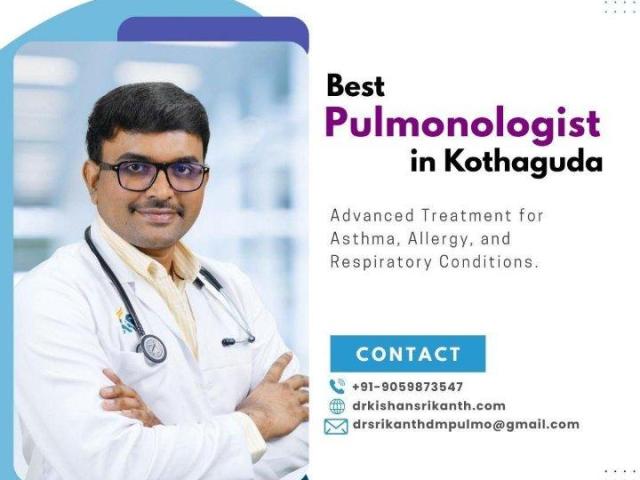 Best Pulmonologists in Kothaguda | Dr.Kishan Srikanth