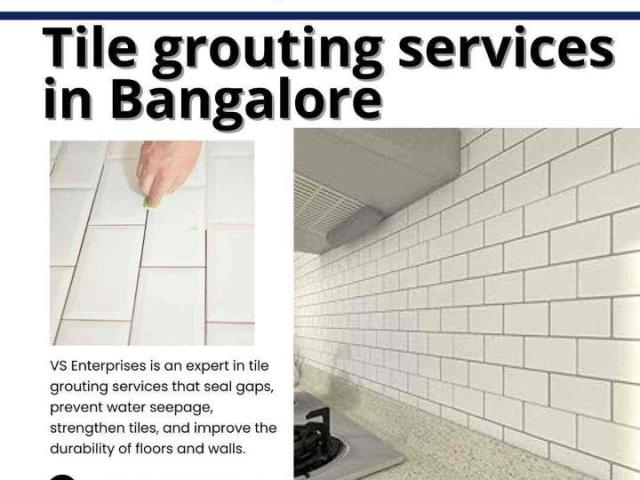 Tile grouting services in Bangalore