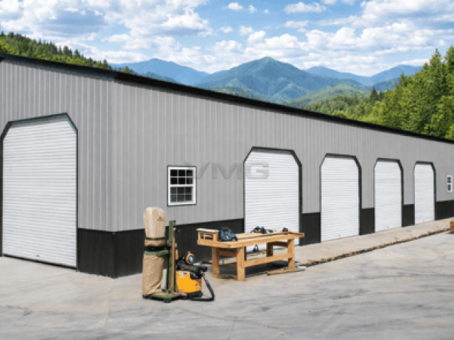 30Wx72Lx15H All Vertical Side Entry Garage – Durable and Spacious